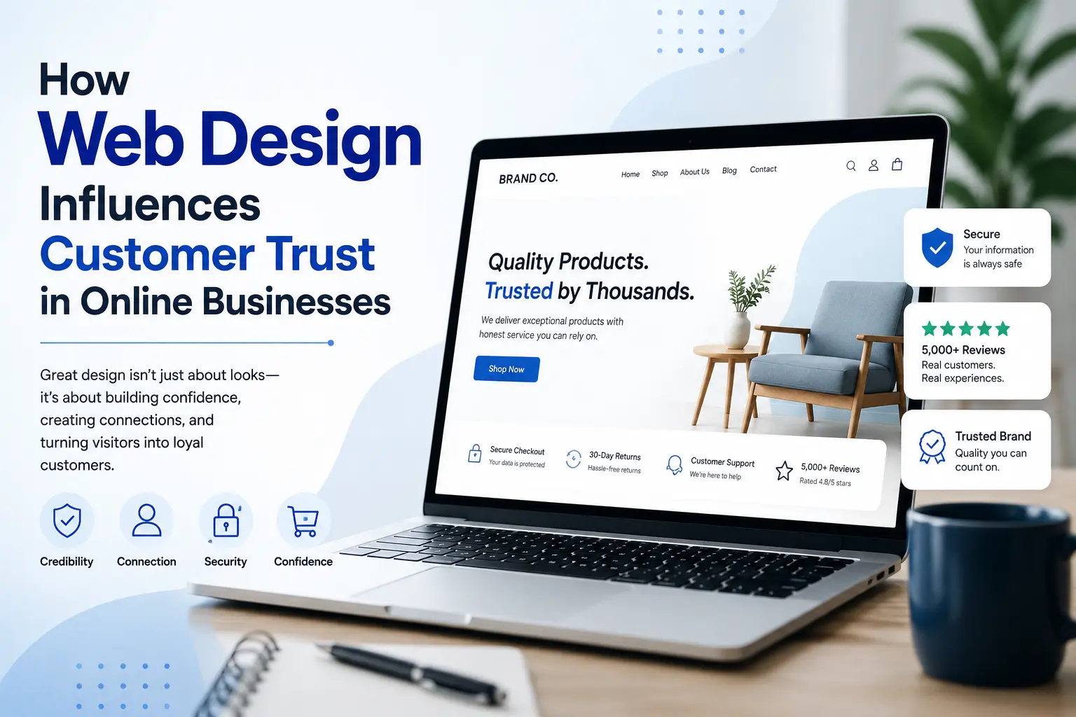 How Web Design Influences Customer Trust in Online Businesses